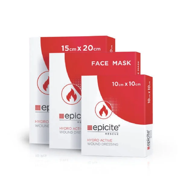 8. Epicite-hydro, primer apósito para la preparación del lecho de la herida en quemaduras de espesor total